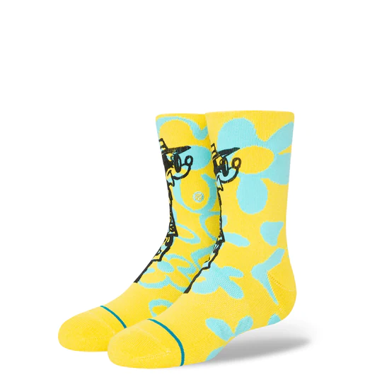 Stance Stance Disney Surf Check Socks Yellow