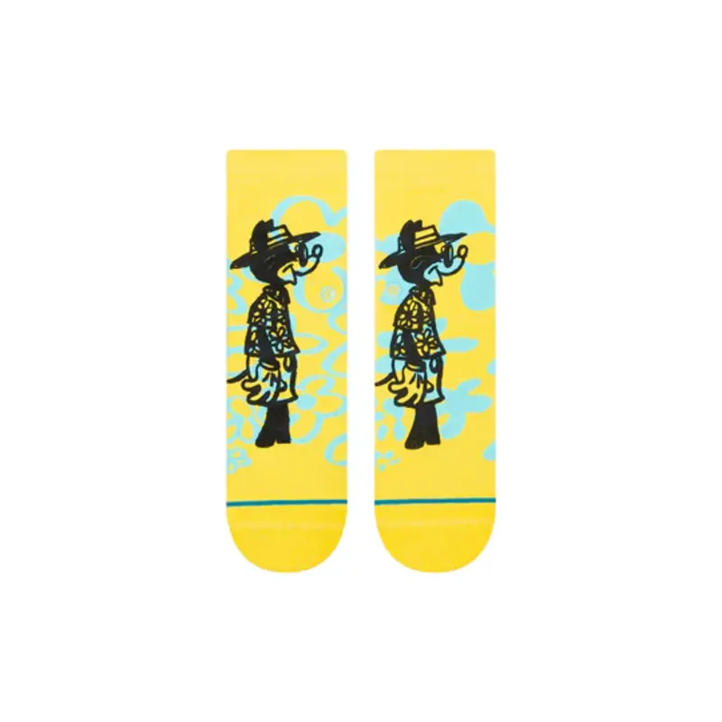 Stance Stance Disney Surf Check Socks Yellow