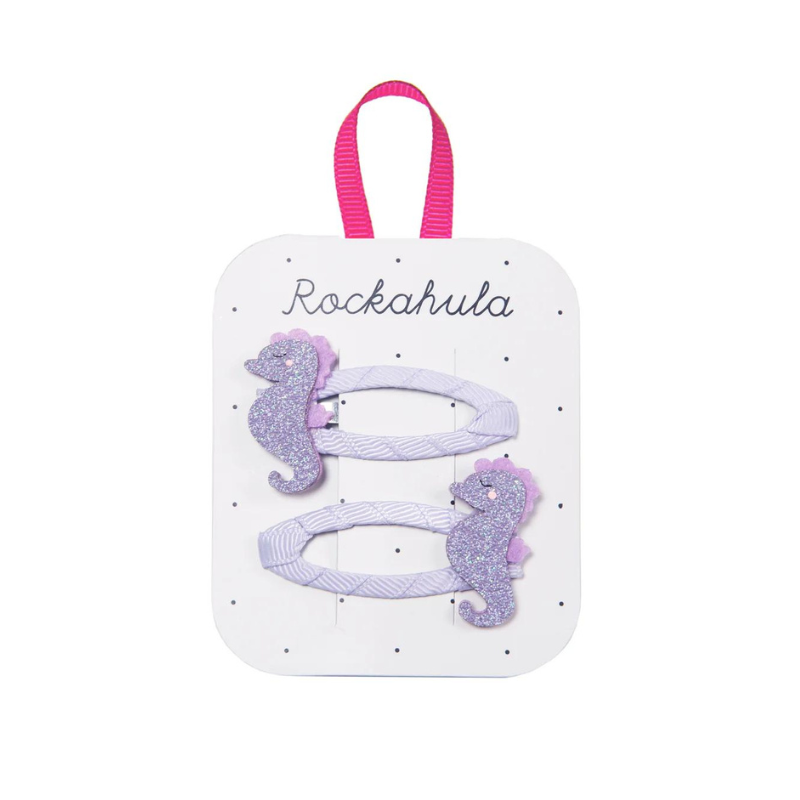 Rockahula Rockahula Hair Clips Sally Seahorse 2pk