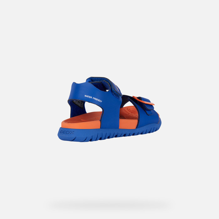 Geox Geox Jr Fusbetto Sandal Royal/Orange