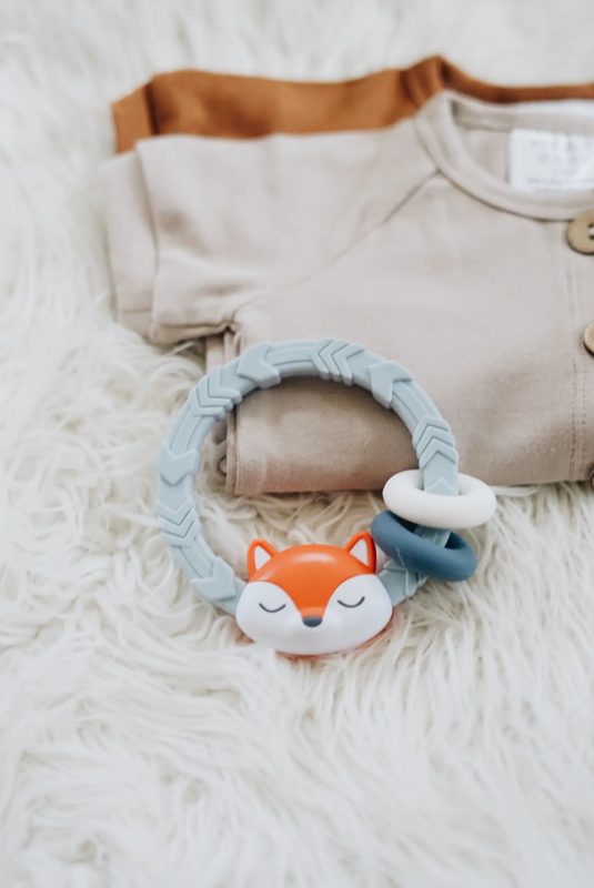 Itzy Ritzy Itzy Ritzy Rattle Silicone Teether Fox