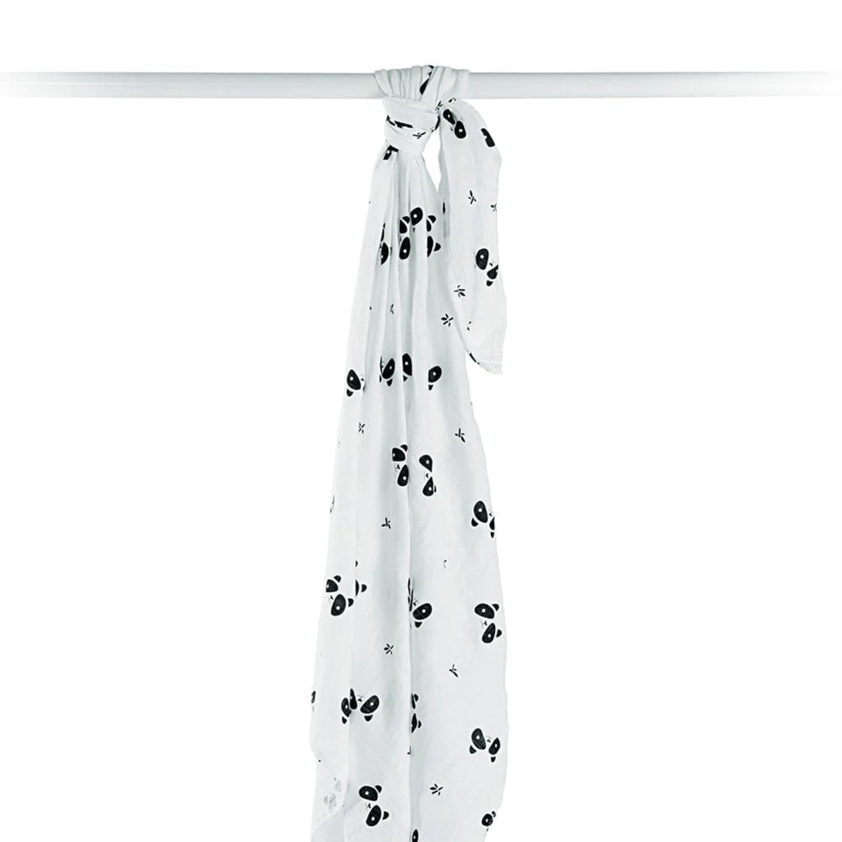 Lulujo Lulujo Muslin Swaddle Bamboo Panda 47" x 47"