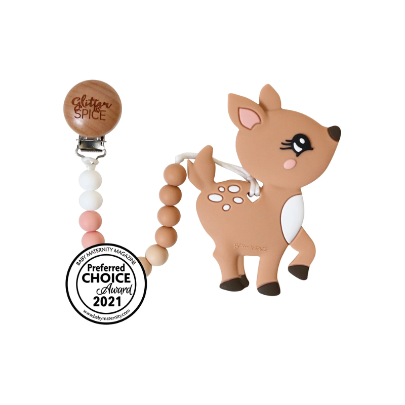 Glitter & Spice Glitter & Spice Teether Deer