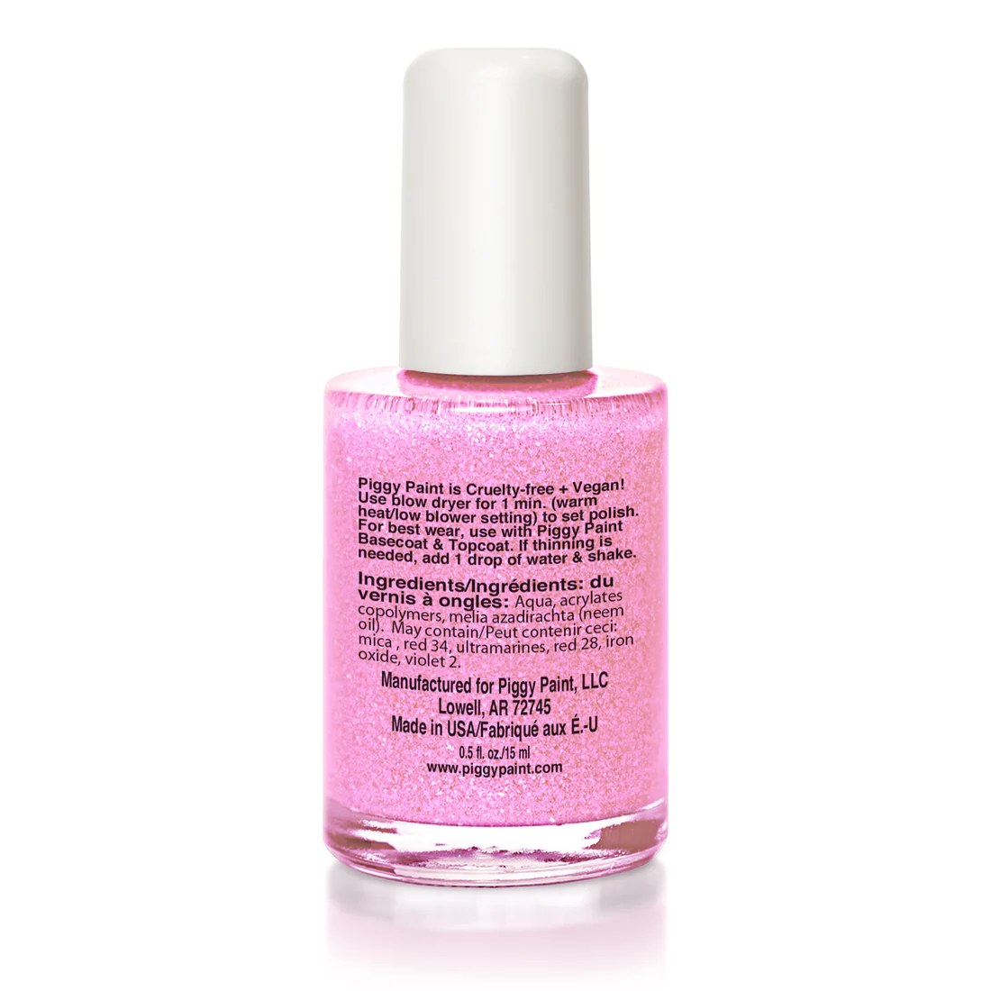 Piggy Paint Piggy Paint Polish Tickled Pink 0.5 fl/oz