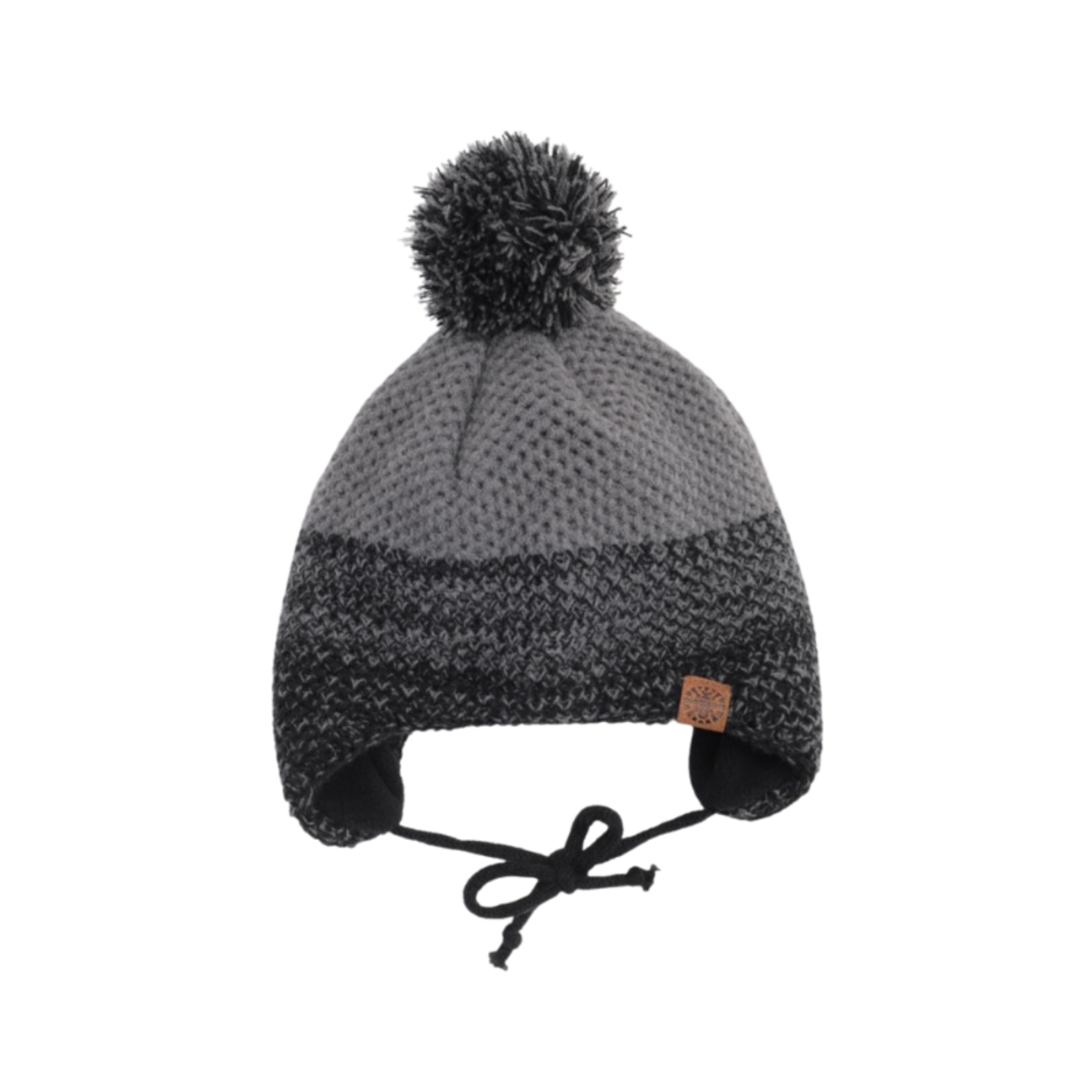 CaliKids Calikids Hat w/PomPom Grey Combo