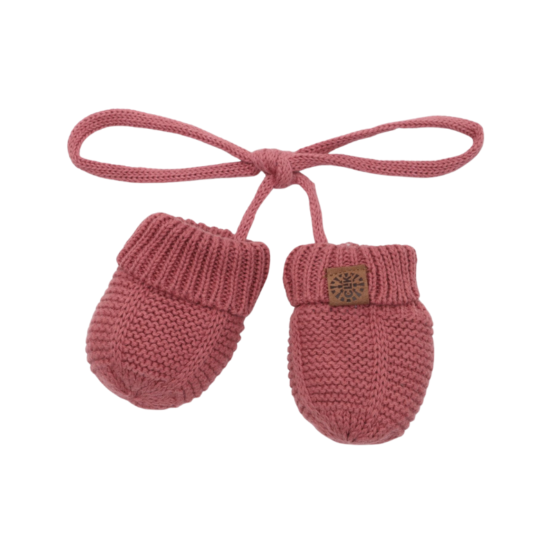 CaliKids Calikids Cotton Knit Mitt Brick