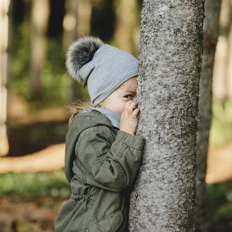 CaliKids Calikids Merino Hat Grey Mix