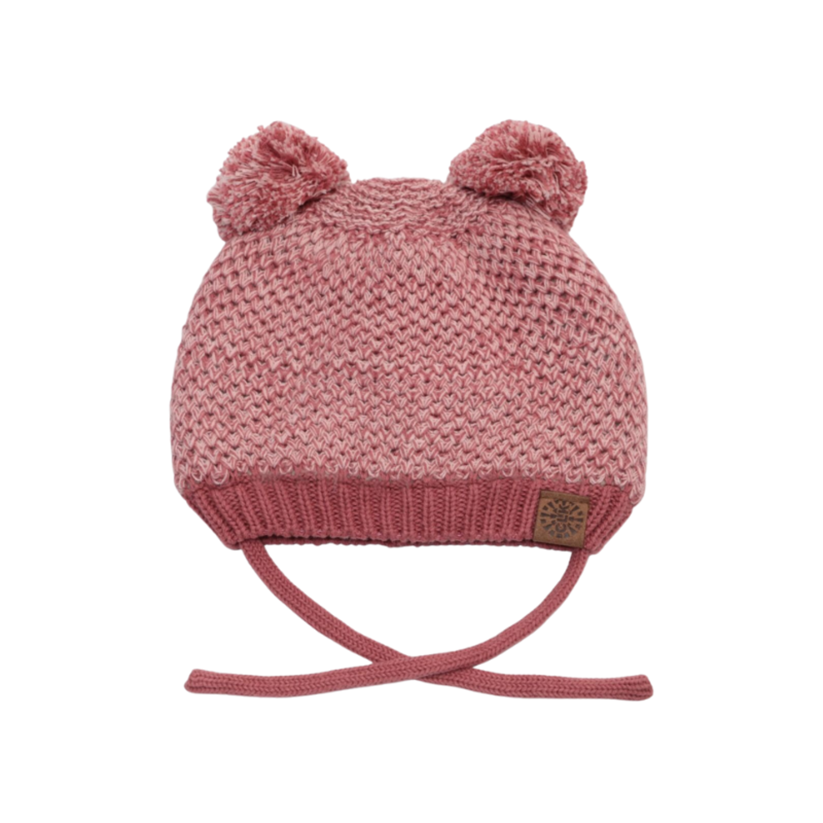 CaliKids Calikids Knit PomPom Hat Brick Mix