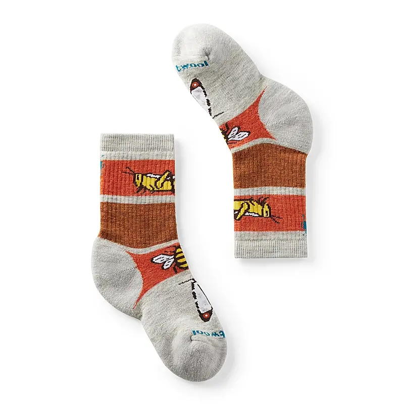 Smartwool Smartwool Kids Hike FC Crew Ash Garden Bugs