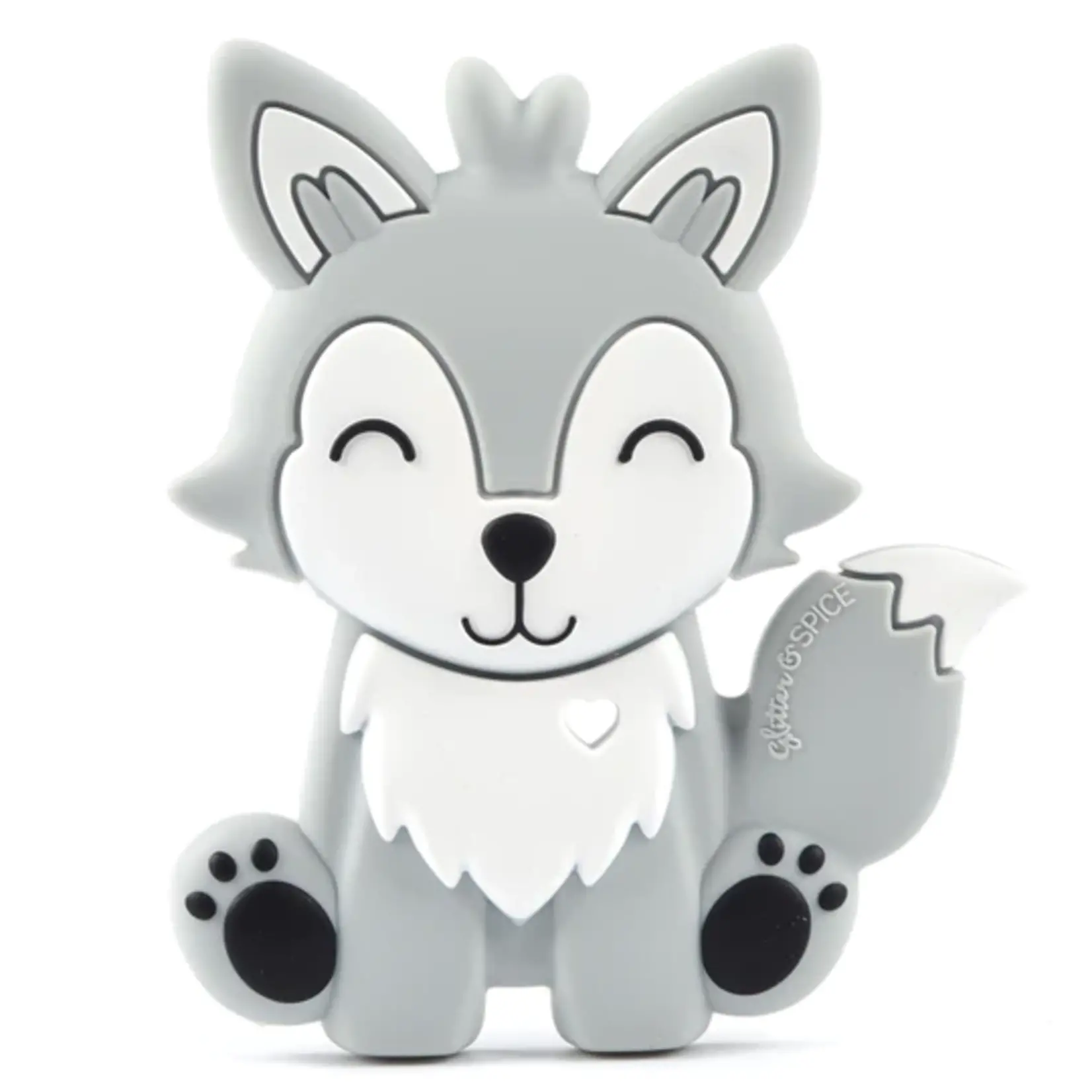 Glitter & Spice Glitter & Spice Teether Wolf Pup