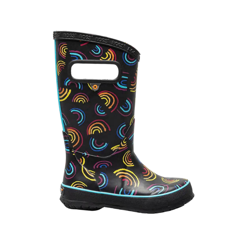 Bogs Bogs Rainboot Rainbow Black Multi