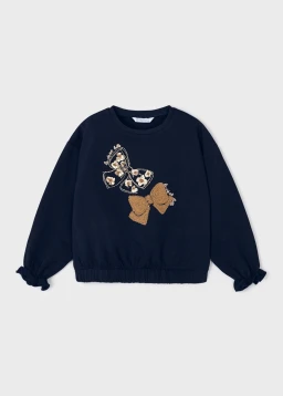Mayoral Mayoral Sweater Bows Navy
