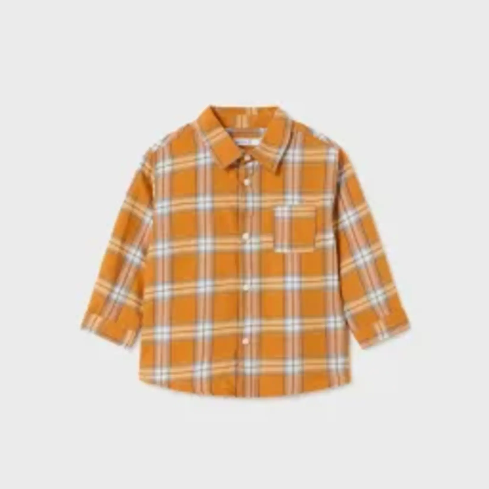 Mayoral Mayoral L/S Checked Shirt Orange/Yolk