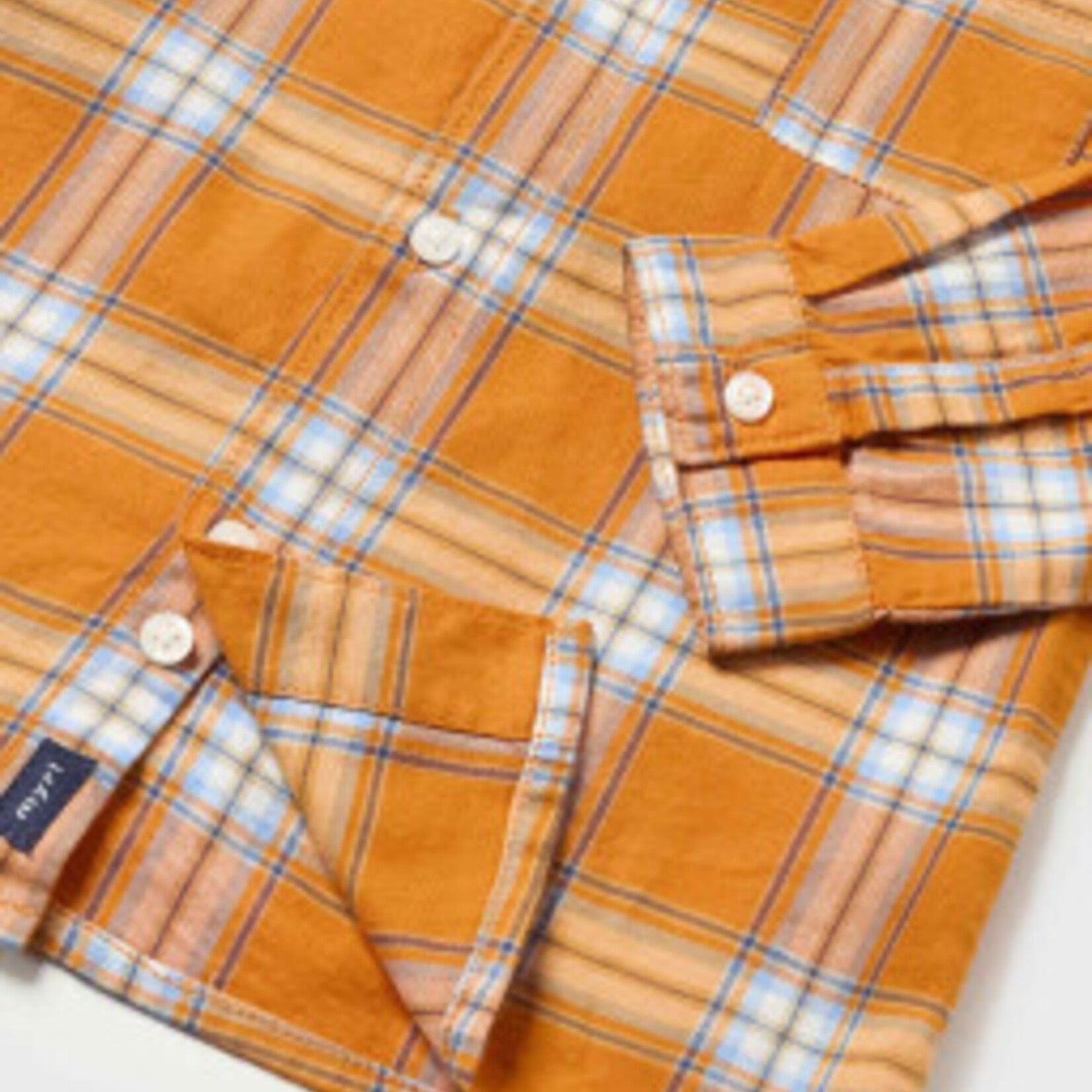 Mayoral Mayoral L/S Checked Shirt Orange/Yolk