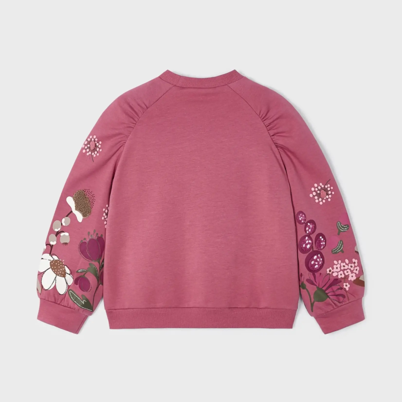 Mayoral Mayoral Sweater Flowers Orchid Pink