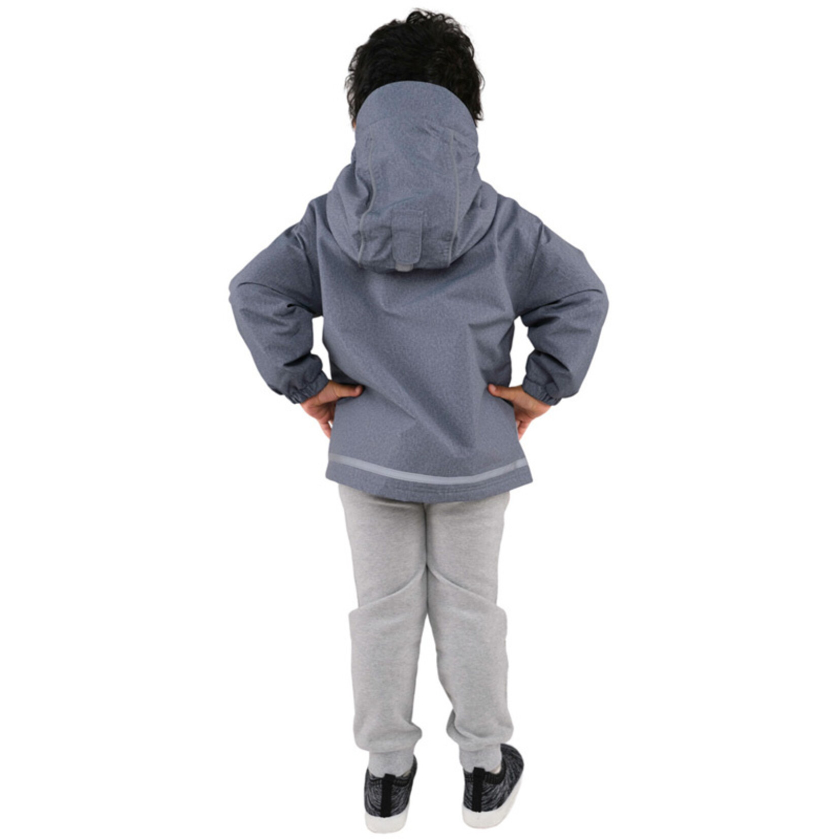 Jan & Jul Jan & Jul Fleece Lined Rain Jacket Heather Grey