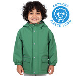 Jan & Jul Jan & Jul Fleece Lined Rain Jacket Fern Green