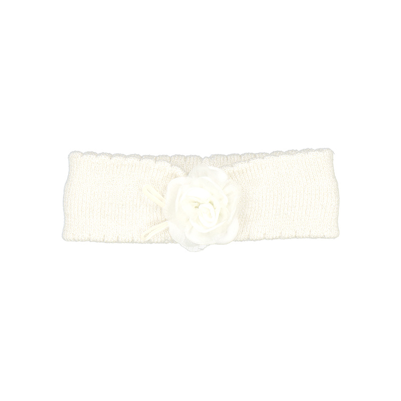 Mayoral Mayoral Knit Headband Flower Natural