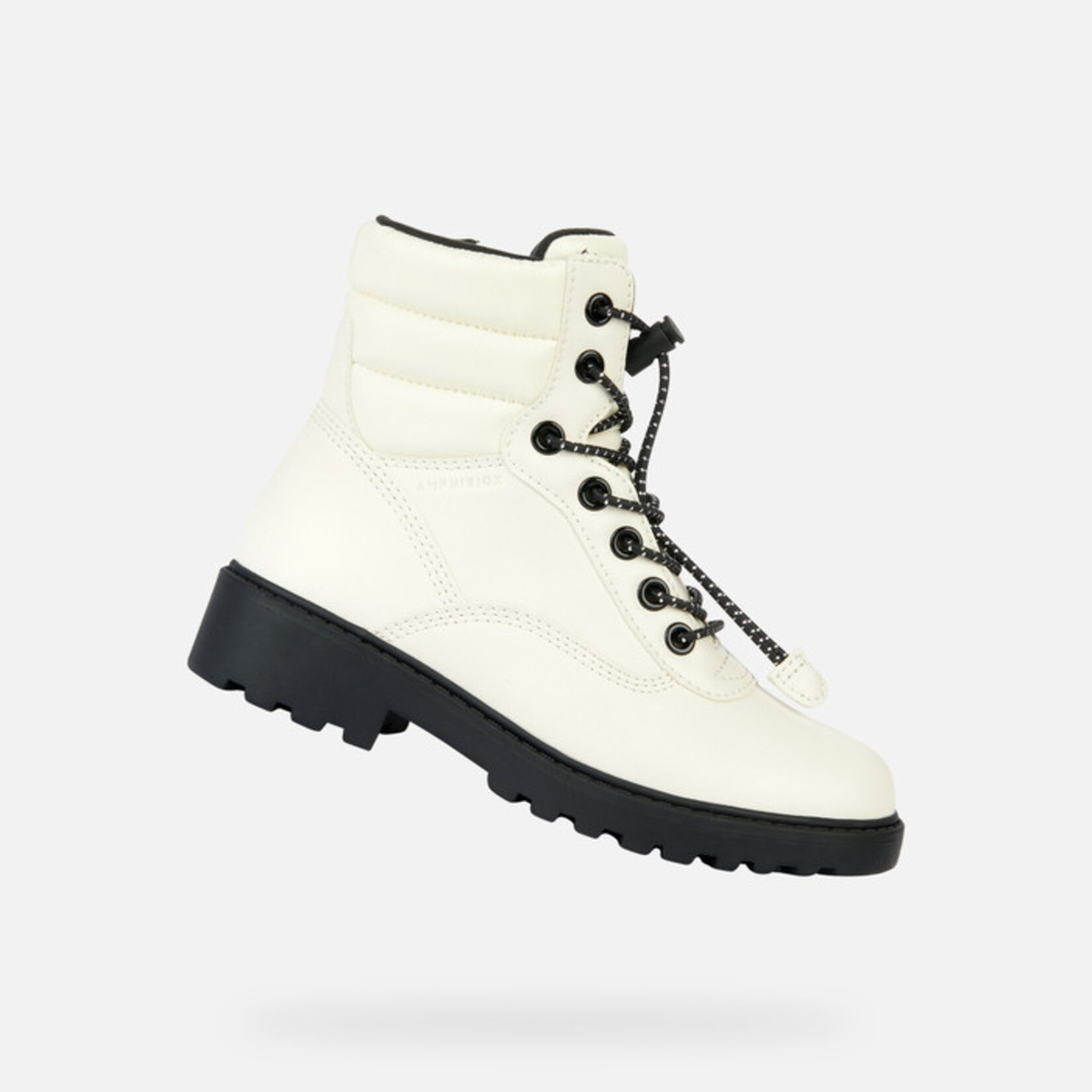Geox Geox Casey Ankle Boot Light Ivory/Black