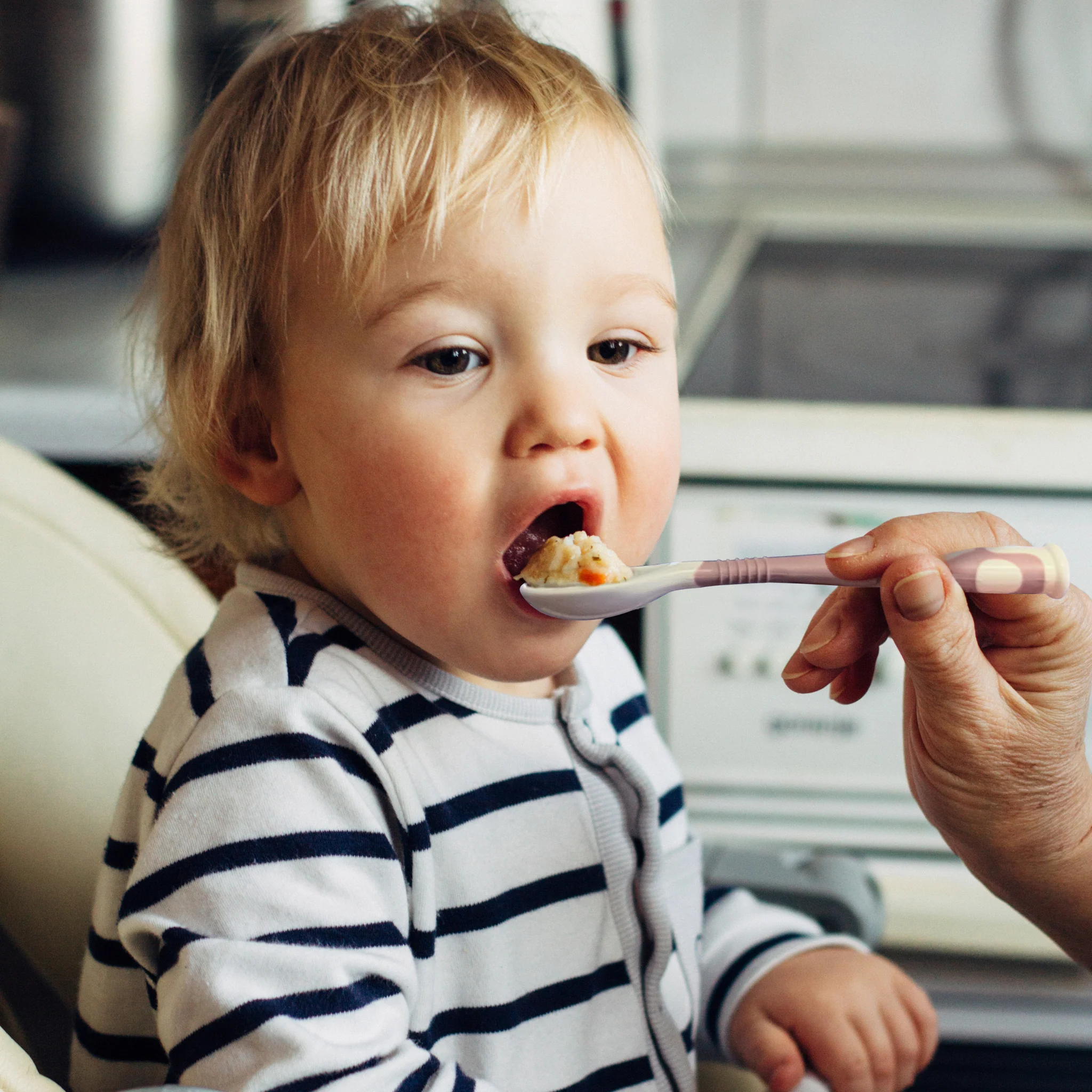 Kushies Kushies Silibend Spoon 2pk Sand/Pink