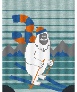 Smartwool Smartwool Wintersport FC Yeti Frosty Green