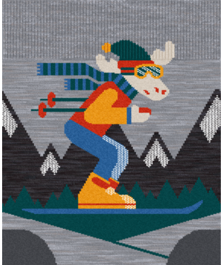 Smartwool Smartwool Wintersport FC Moose Light Grey