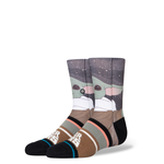 Stance Stance Socks KD SW Grogu by Jaz Splatter Grey