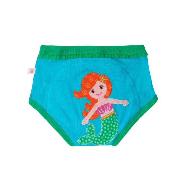 Zoocchini Zoocchini Organic Cotton Training Pant Blue Mermaid