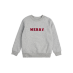 Petit Lem Petit Lem Holiday L/S Top Heather Grey