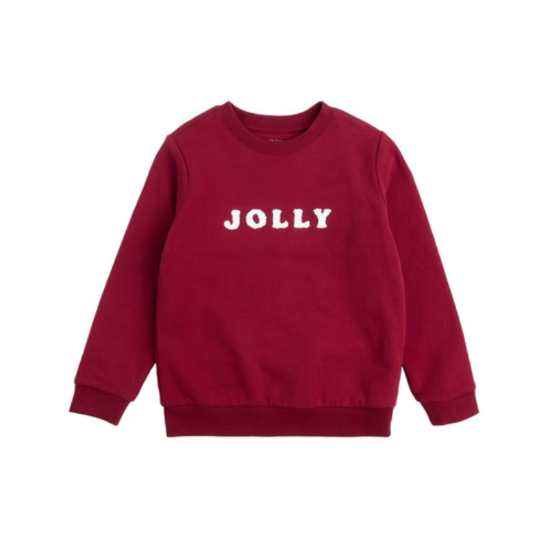 Petit Lem Petit Lem Holiday L/S Top Jolly Red