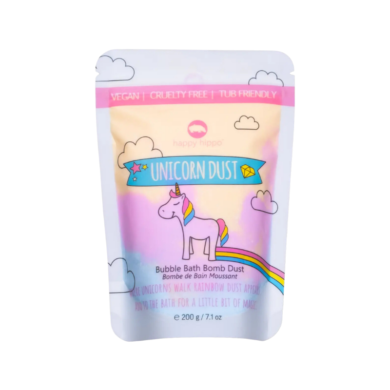 Happy Hippo Bath Happy Hippo Unicorn Dust Bubble Bomb Dust