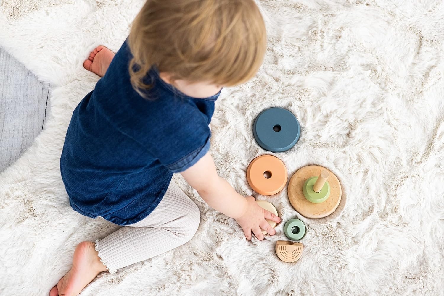 Pear Head Pear Head Stacking Wooden Tower Toy