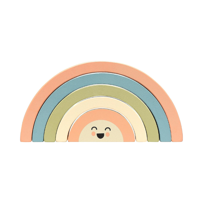 Pear Head Pear Head Stacking Rainbow Wooden Toy