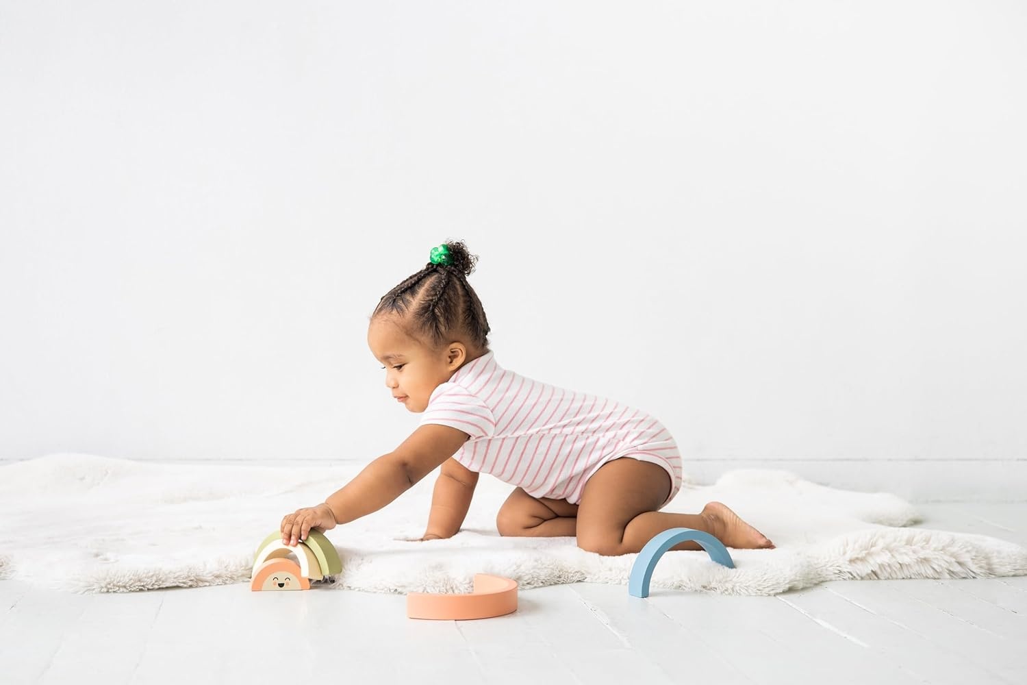 Pear Head Pear Head Stacking Rainbow Wooden Toy