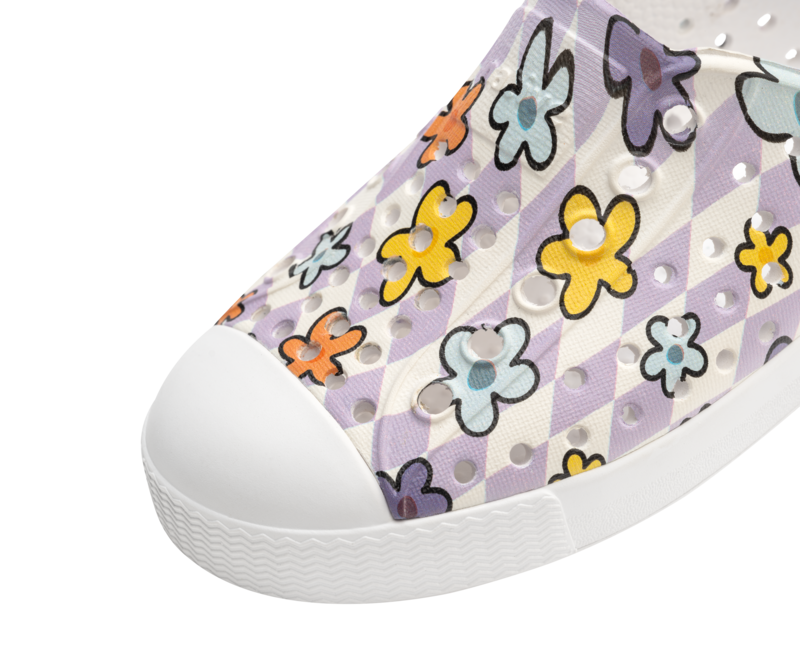 Native Native Jefferson Daisy Grid/Shell White