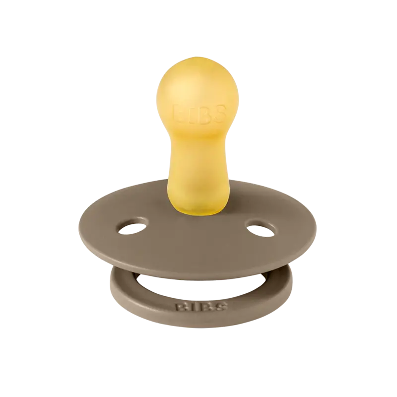 Bibs BIBS Pacifier OG Latex COLOUR 2pk Dark Oak/Vanilla