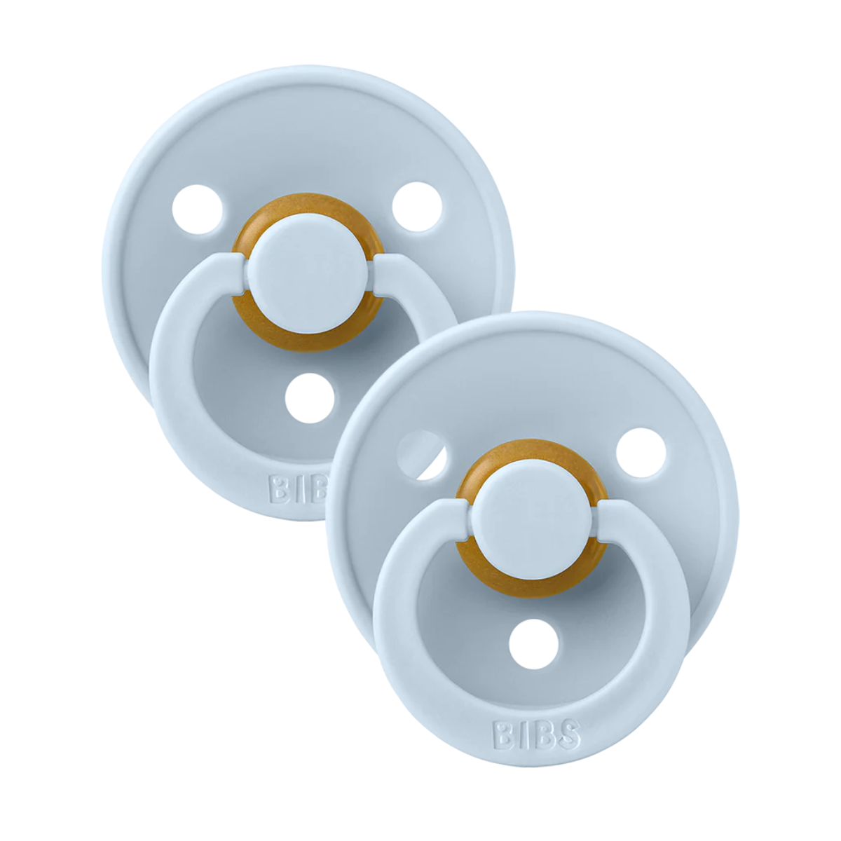 Bibs BIBS Pacifier OG Latex 2pk Baby Blue