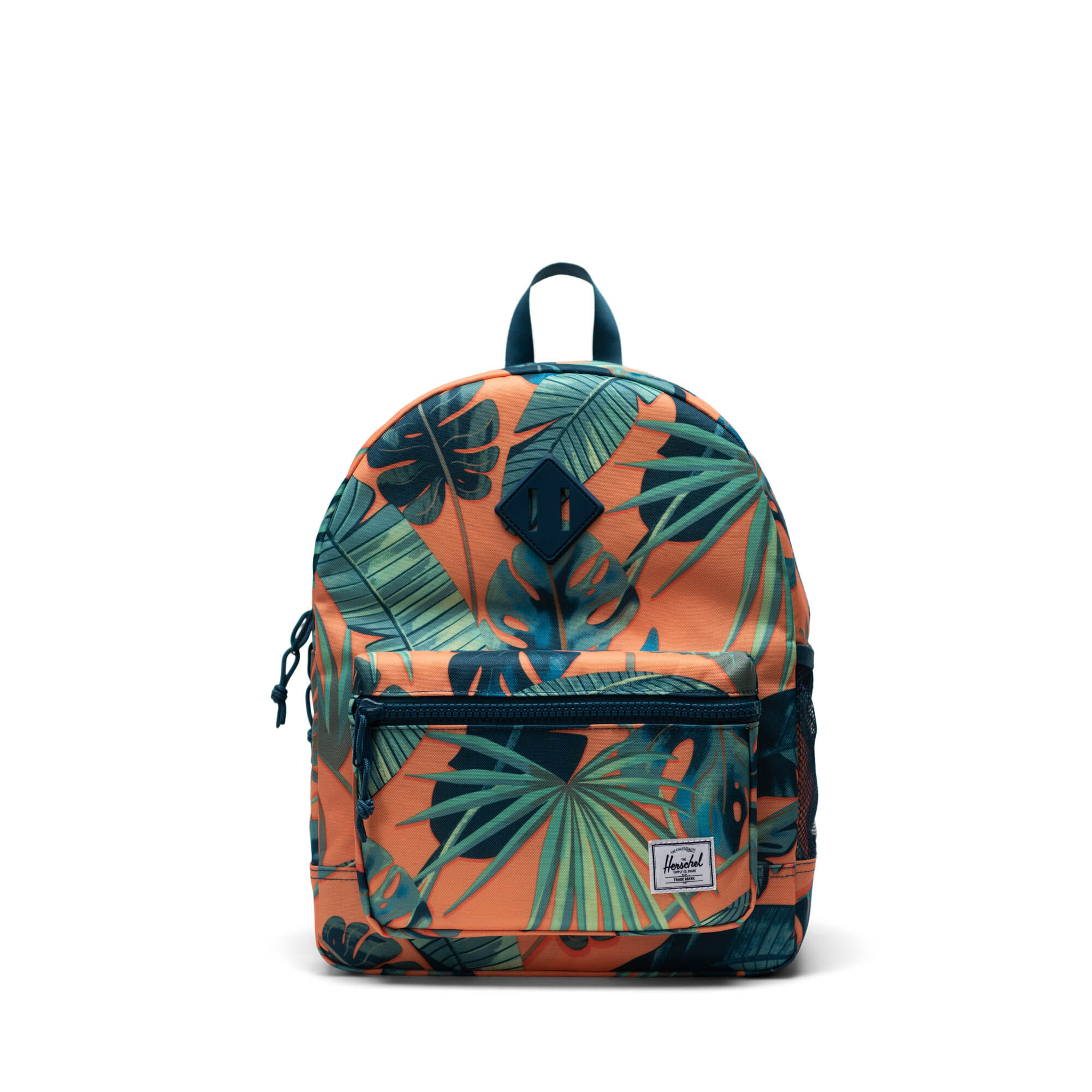 Herschel Herschel Heritage Youth Backpack Tangerine Palm Leaves