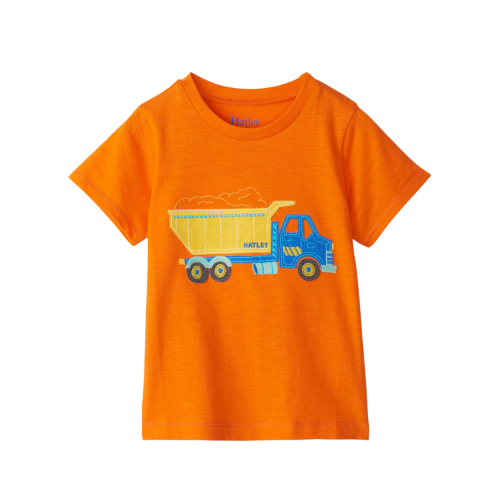 Hatley Hatley Graphic Tee Dump Truck Orange