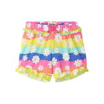 Hatley Hatley Ruffle Shorts Groovy Flowers White