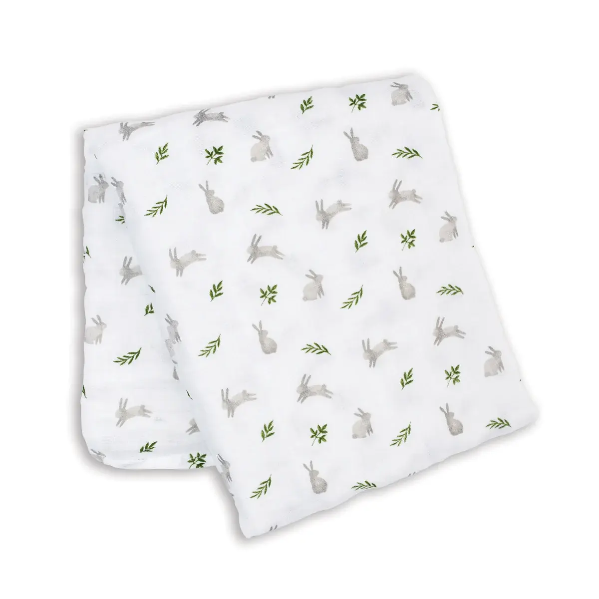Lulujo Lulujo Muslin Swaddle Bunnies 40" x 40"