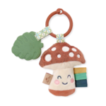 Itzy Ritzy Itzy Pal Plush and Teether Mushroom