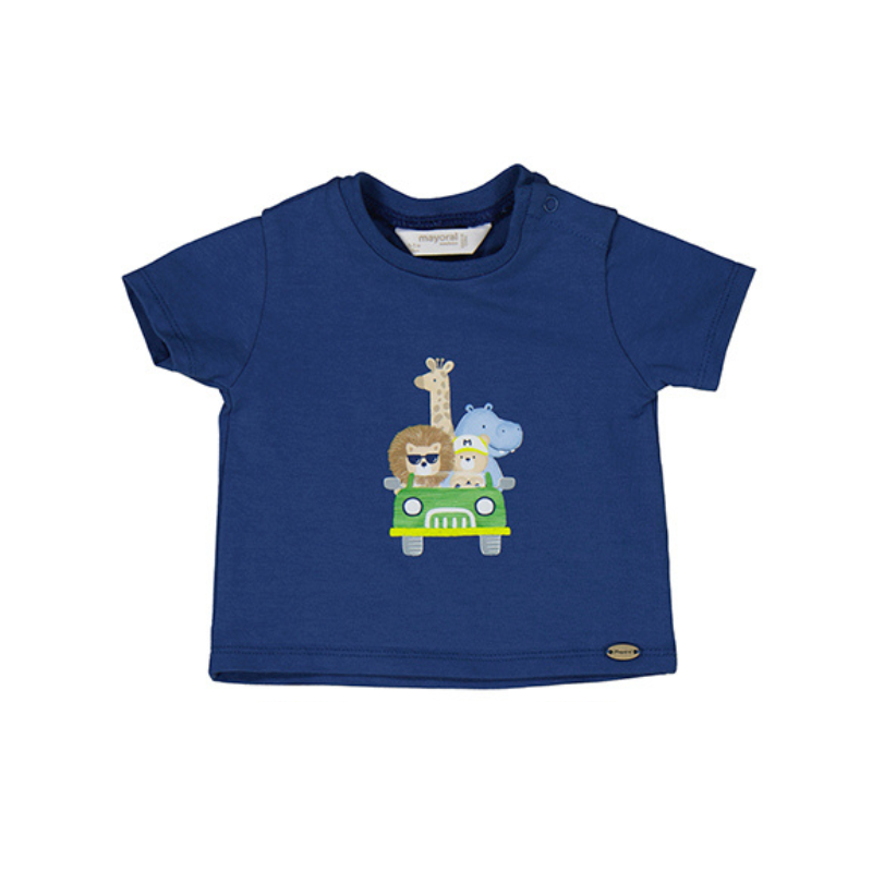 Mayoral Mayoral Animals Shirt Cerulean