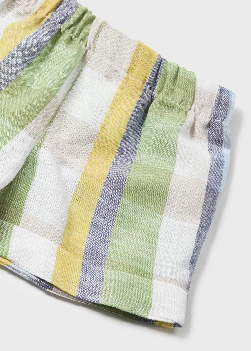 Mayoral Mayoral Shorts Striped Cerulean