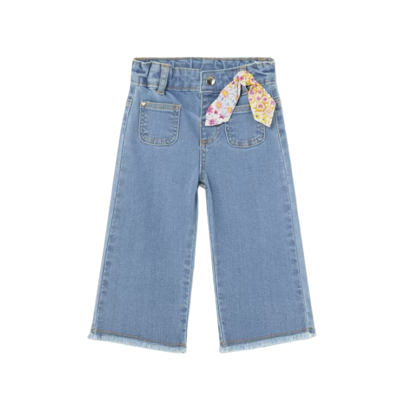 Mayoral Mayoral Wide Leg Denim Pants Medium