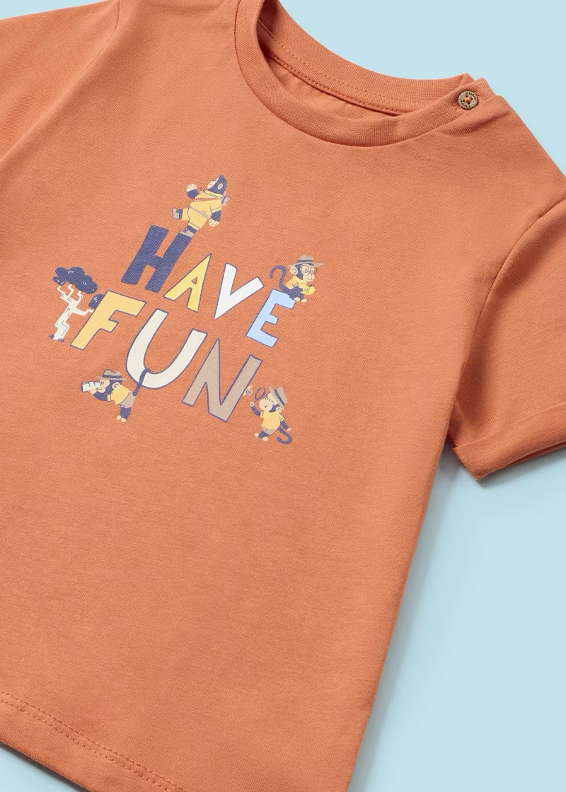 Mayoral Mayoral Top Monkey Graphic Clay