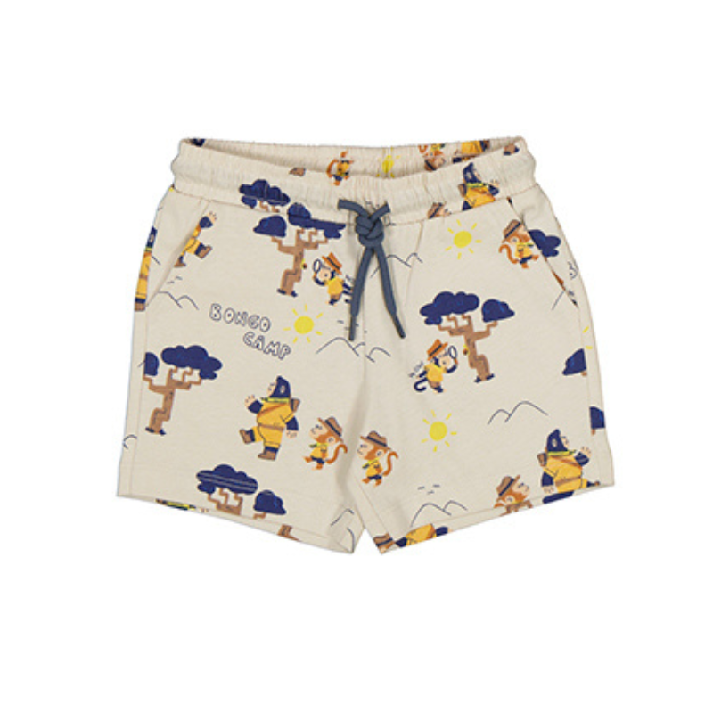 Mayoral Mayoral Shorts AOP Monkies Clay