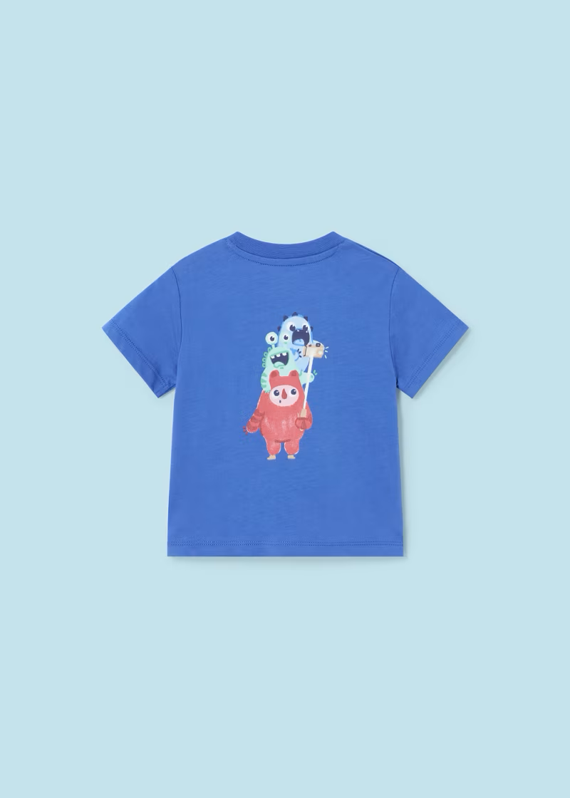 Mayoral Mayoral Top Monster Trio Blue/Watermelon