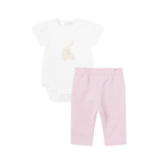 Mayoral Mayoral 2pc Onesie/Pants Baby Rose