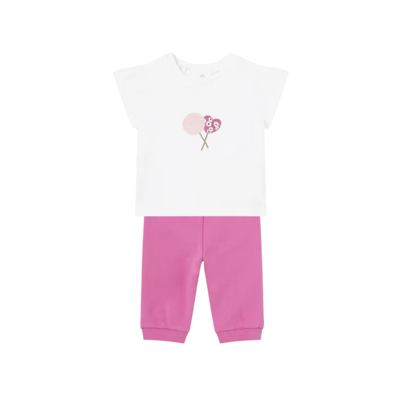 Mayoral Mayoral 2pc Top/Pants Pink